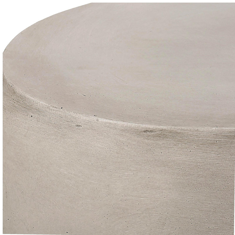 Table d'appoint d'extérieur en béton léger