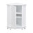 White Triangle Bathroom Buffet - Adjustable Shelves, Adds Functionality To Modern Style Cabinet , Meets Various Needs-601561197