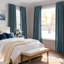 Rideaux en velours moelleux Matra pour chambre à coucher ‑ rideaux obscurcissants pour les fenêtres de salon, panneau simple-1630843107-1630843096