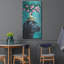  «Black Lab And Bird» par Heather Gauthier, art mural en métal, 24 po x 48 po-886180054