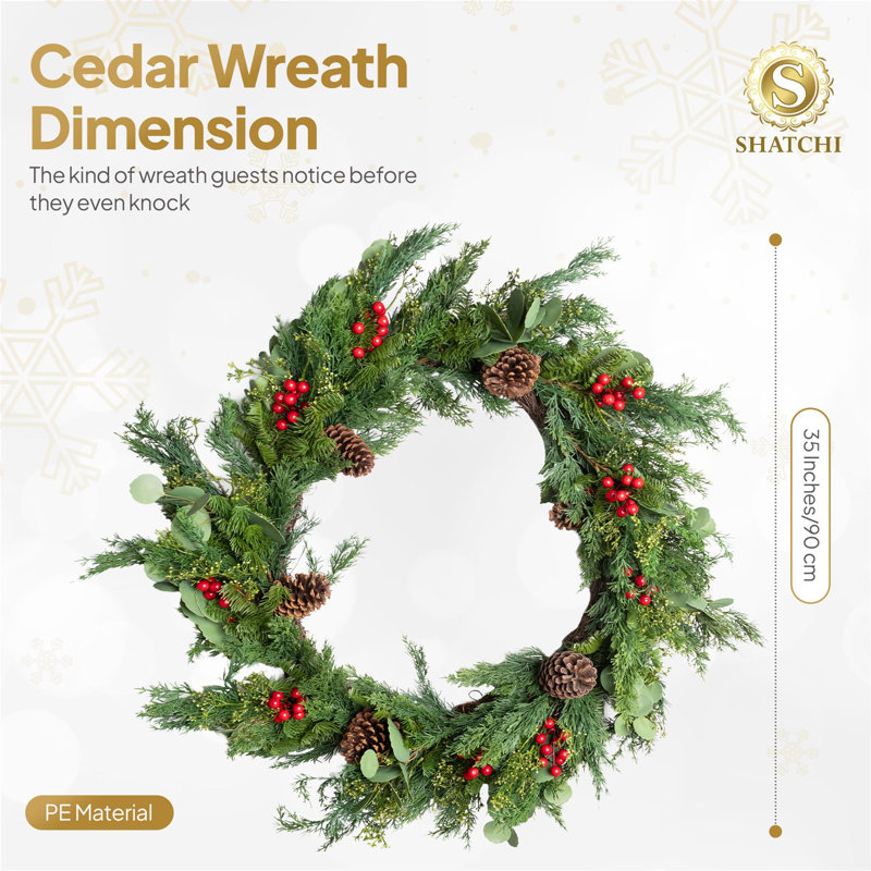 Polyethylene 100cm Wreath