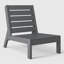 Chaise sans accoudoirs à assise profonde avec coussins-77886082-77886106