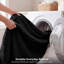 Couverture en flanelle de lits pour lit simple / simple TG pour filles, couverture douce et confortable 300 GSM pour dortoir et décoration intérieure, noir, cadeau toutes saisons-116397914-116397907