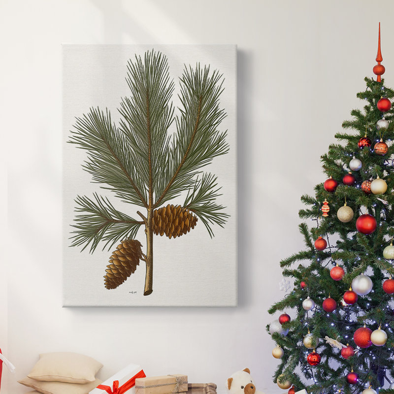 Art des Fêtes de Noël - Toile tendue avec châssis - série 2-CCLXIX, H 27 po x l 18 po