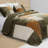 Wonderful Velvet Patchwork Quilt Set 3 Piece Lightweight Comforter-1945871717-1945871718