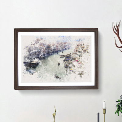 Grand Canal in Venice Italy - Picture Frame Painting Print