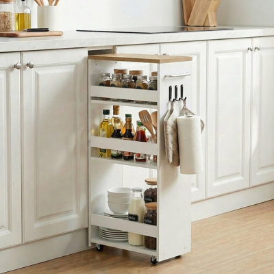 Wood Bar Cart