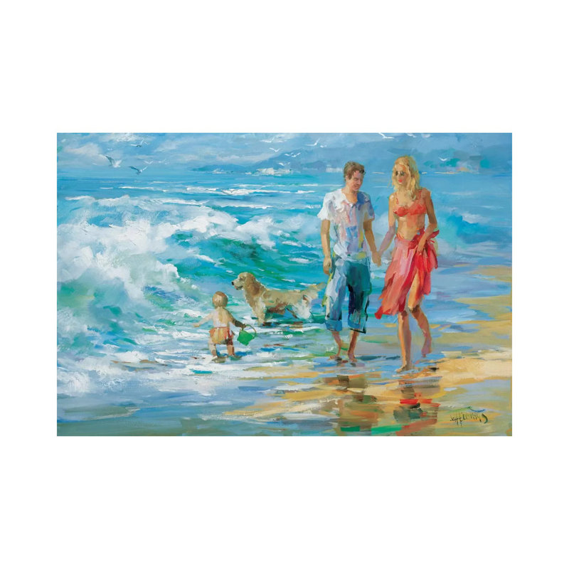 Happy Family II 1 Piece Wrapped Canvas Painting, 101.6 cm H x 66.04 cm W x 3.175 cm D