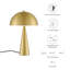 Selena Metal Table Lamp In Satin Brass-925069637