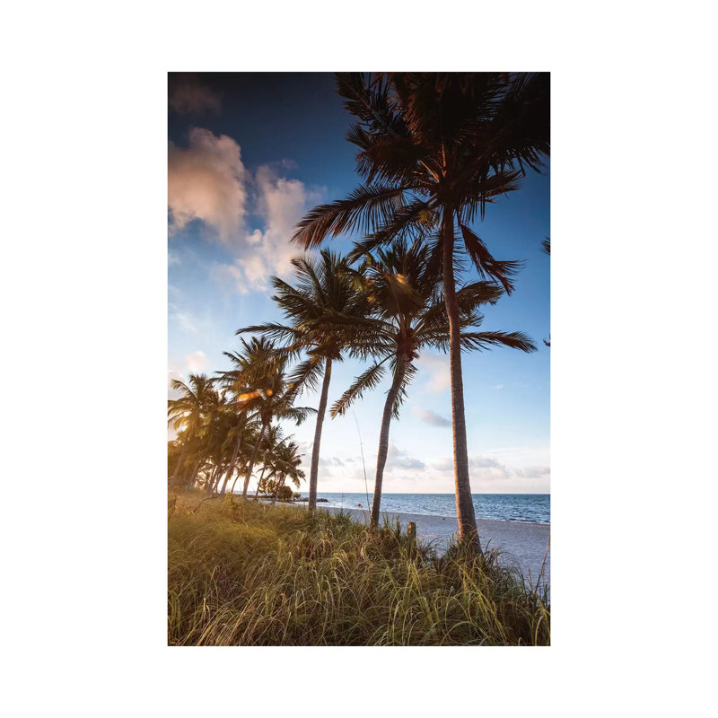 Beach Sunrise, Key West II by Matteo Colombo - Print on Canvas, 30.48cm H x 20.32cm W x 1.91cm D, Wrapped Canvas