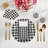 Houndstooth Cotton Sateen Dinner Napkins-124988387