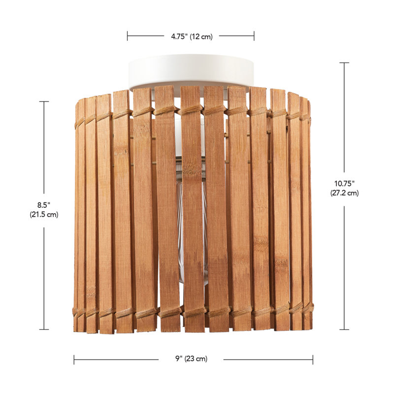 Sobotka Wood Flush Mount