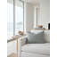 Navy Blue Cozy Boucle Cotton Pillow 20x20 with Down Insert-818122019-818124675-818124728