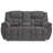 Foreside Reclining Loveseat With Console