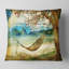 Coussin décoratif imprimé de couchage tropical en paysage digital art landscape-30029366-30029369