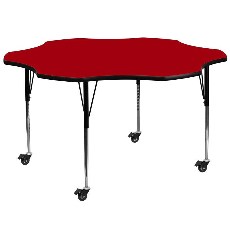 Table d'activité Goddard, Rouge, 17.37" - 25.37", Oui