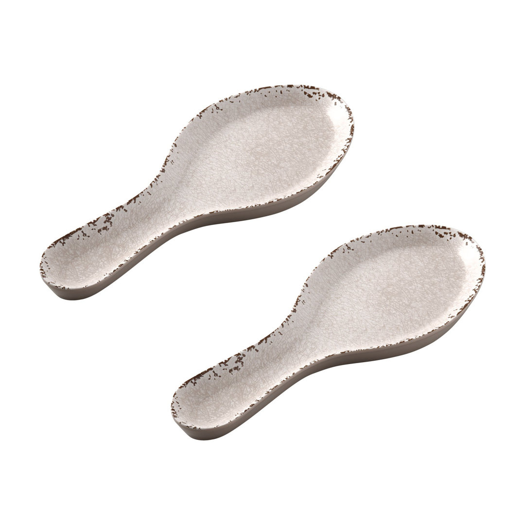Melamine Oval Spoon Rest (Set of 2) Williston Forge