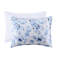 Housse de couette simple en microfibre à motif floral et rayé, fermeture à boutons, lavable, literie avec attaches intérieures et rayures, tissu, lavable à la machine-124869747