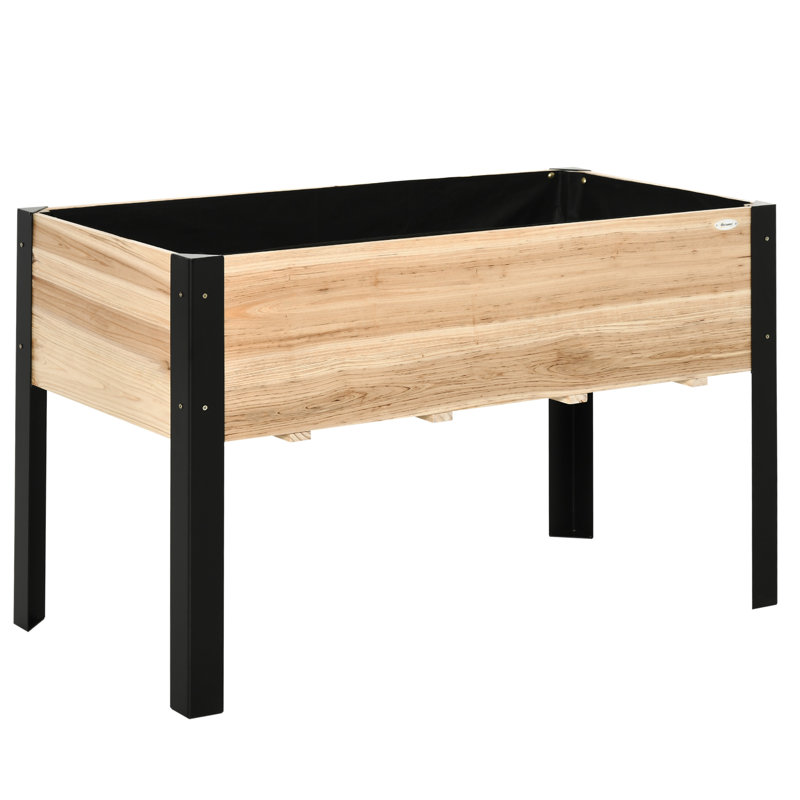 Jardinière surélevée 47 "x 24" x 29 ", jardinière surélevée avec pieds