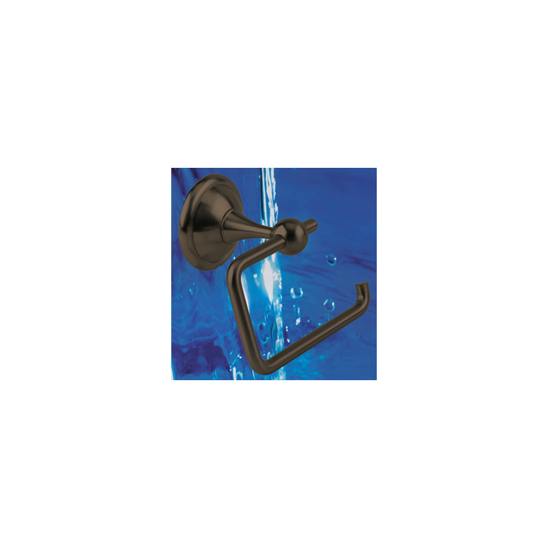 Yale Wall Mounted Single Post Paper Holder, Chocolate Bronze