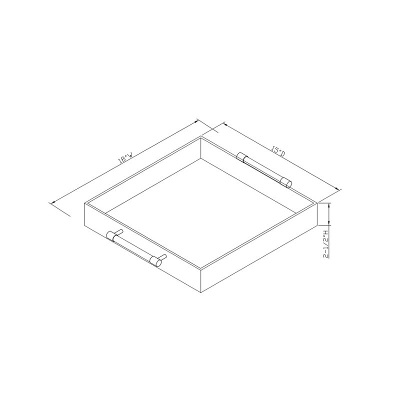 Scalamandre Decorative Tray