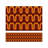 Chic Non-Woven Thin Printed Rug with Intricate Floral Design and Vibrant Color Palette Perfect for Modern and Traditional Home Decor-129212899