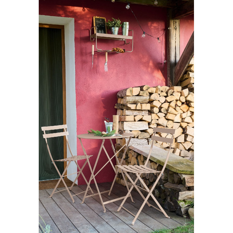 Chaise bistro en métal, Muscade