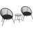 3-Piece Acapulco Patio Set – All-Weather Woven Chairs & Tempered Glass Table for Balcony/Deck-1031787396-1031787400-1031787407