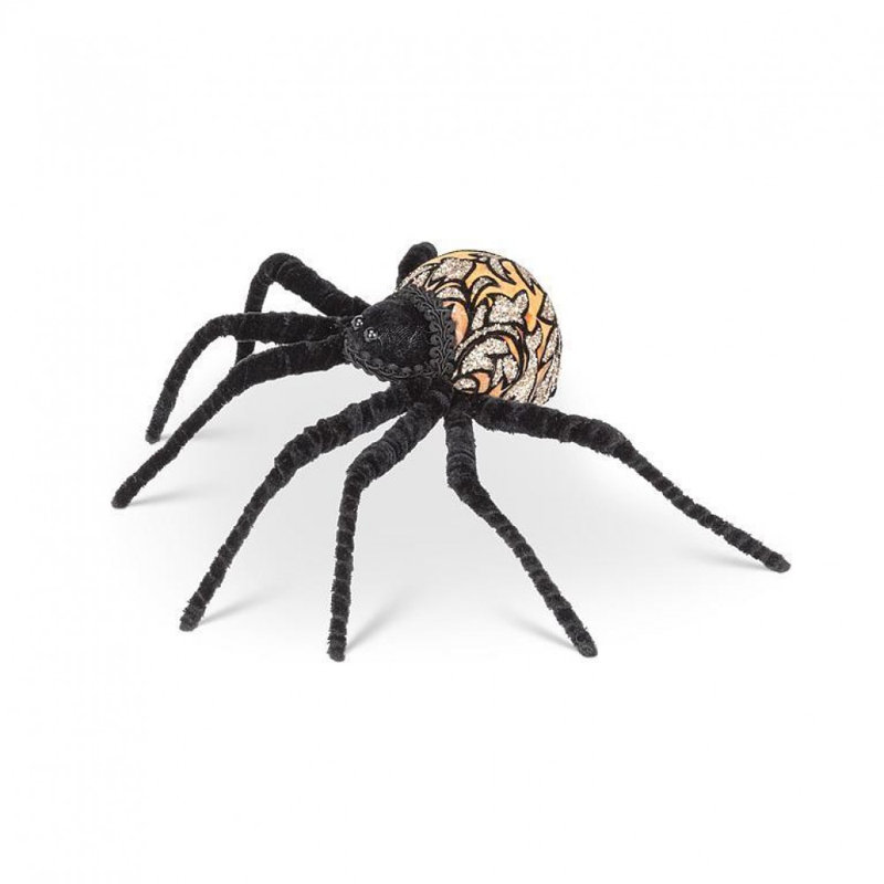 Grande figurine d'araignée brocart