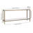 Hera 62'' Glass Top Console Table-595590063