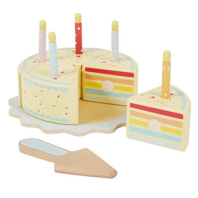 Rainbow Happy Birthday Cake