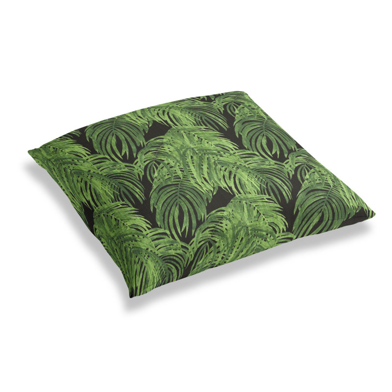 Floral Cotton Throw Pillow