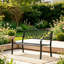 Banc de jardin élégant