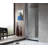 Passion 30'' - 30'' W x 72'' H Hinged Frameless Shower Door with Clear Glass-50266329