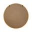 Miroir d'appoint naturel en rotin naturel de 36 pouces pour une utilisation rustique, d'entrée ou de chambre à coucher
