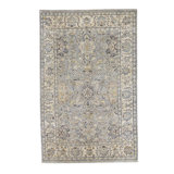 Wool Oriental Area Rug in Ivory