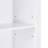 White Bathroom Storage Cabinet With Two Doors, Drawers, Adjustable Shelf & Three Open Shelves – Durable MDF Construction