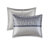 7 Piece Navy King Comforter - With Fabric & Embroidered Accents Elegant With Machine Washable Feature-117583623