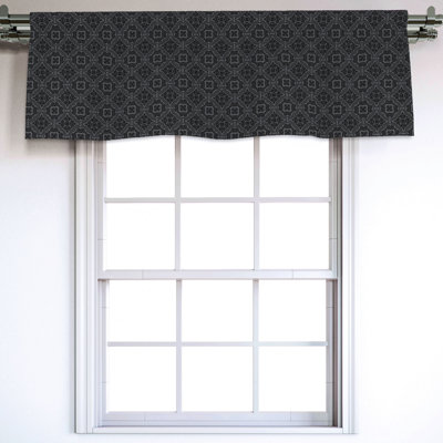 Sateen Ruffled Window Valance