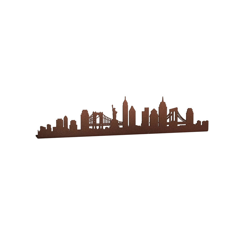 New York Skylines Decorative Figurine, 11cm H x 50cm W x 4.5cm D