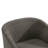Applewold Upholstered Tan Chenille Swivel Barrel Chair with Solid Wood Base-367056896