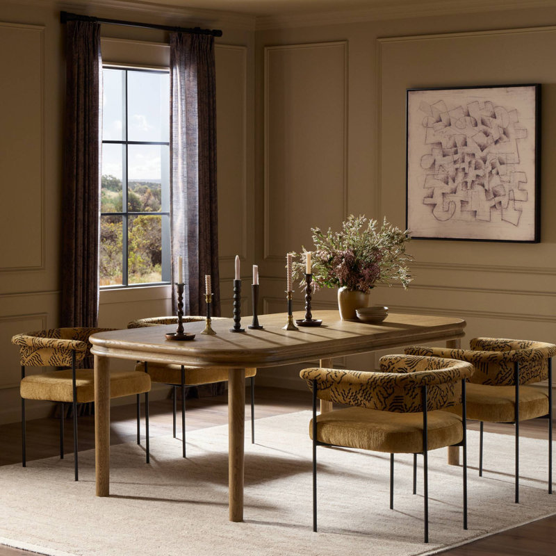 Florent Dining Table-Amber Oak Thin Veneer