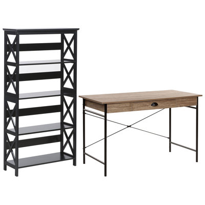 Shephard 2 Piece Writing Desk Office Set