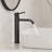  Angelsey 12" H Vessel Sink Faucet with Pop-Up Drain, Single-Hole Single-Handle Round Bathroom Faucet in Matte Black-115657354