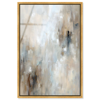 Décoration murale encadrée "Eroded Stone II" par Art Remedy, cadre doré, 24 x 36