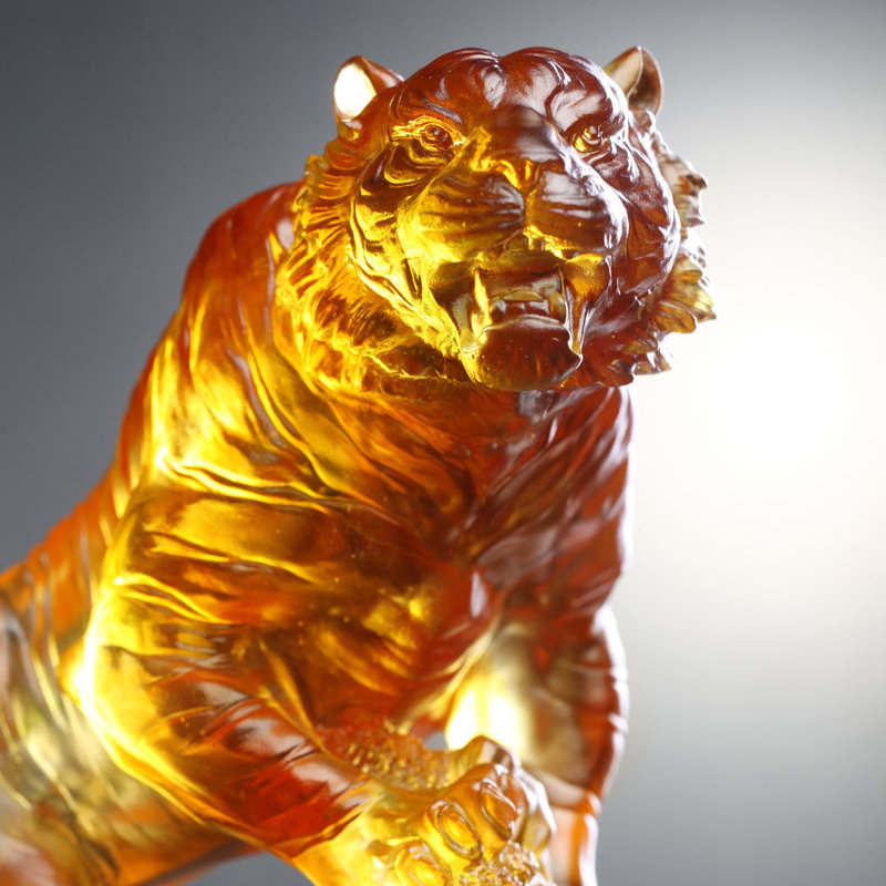 Crystal Tiger Figurine