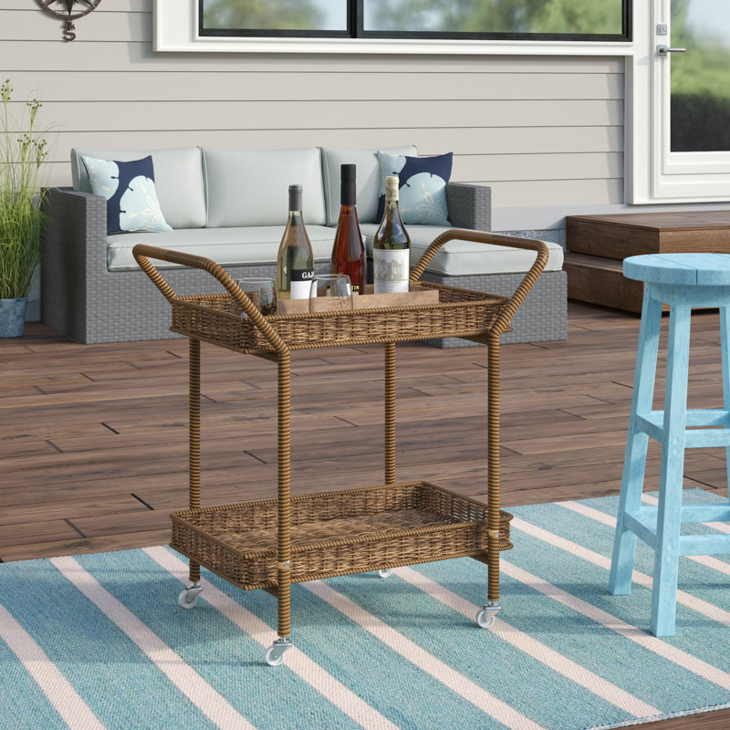 Warba Bar Cart, Honey