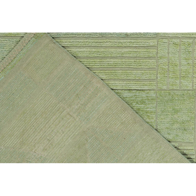Scandinavian Wool Geometric Area Rug, Rectangle 14' x 20'