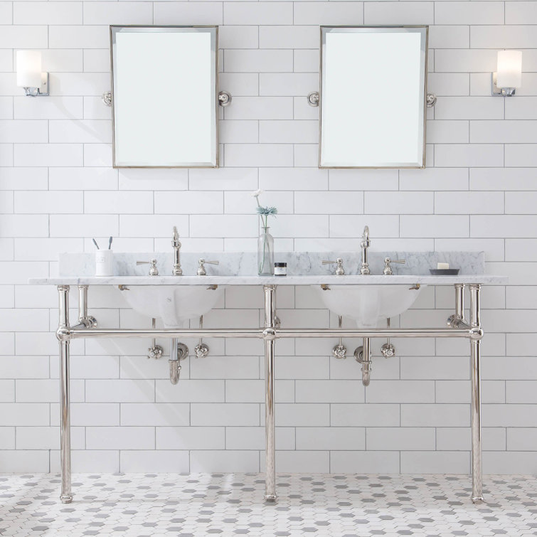 Greyleigh™ Copeland 22'' Marble Oval Bathroom Sink with Faucet and Overflow