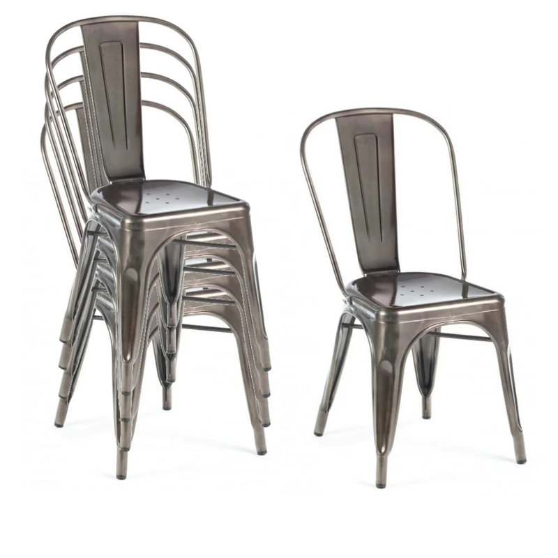 Chaise en métal 